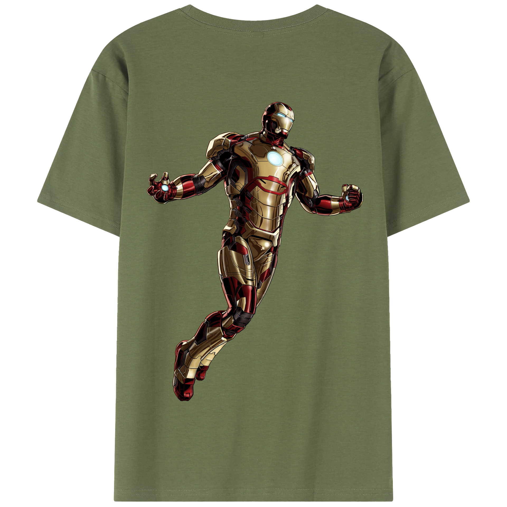 （画像用） アベンジャーズ The Avengers 綿100％半袖Tシャツ（背面プリント）